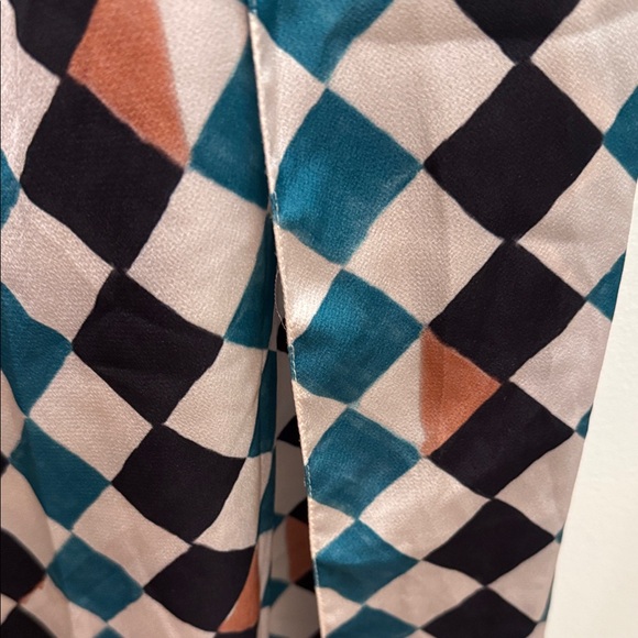 PatBO Geometric Wide Leg Pants Size 6 Flowy Feminine Quality - Picture 9 of 12